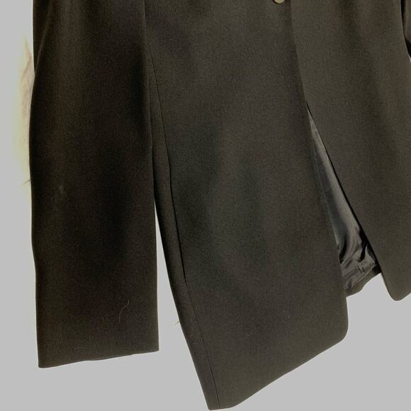 Linda Allard Ellen Tracy Black Hourglass Blazer Size 10 - Picture 3 of 5